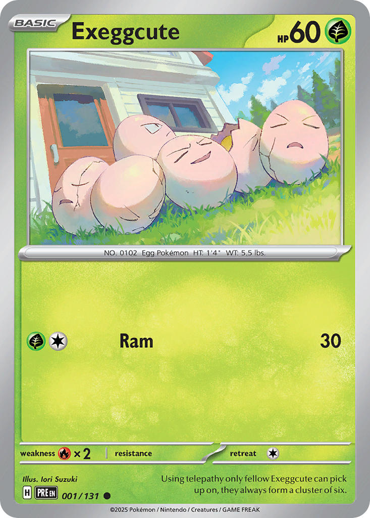 Exeggcute 001/131 Reverse holo