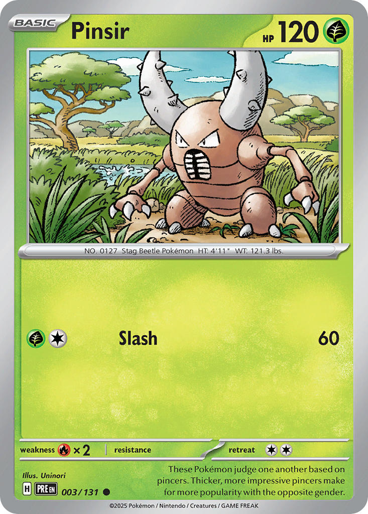 Pinsir 003/131 Reverse holo