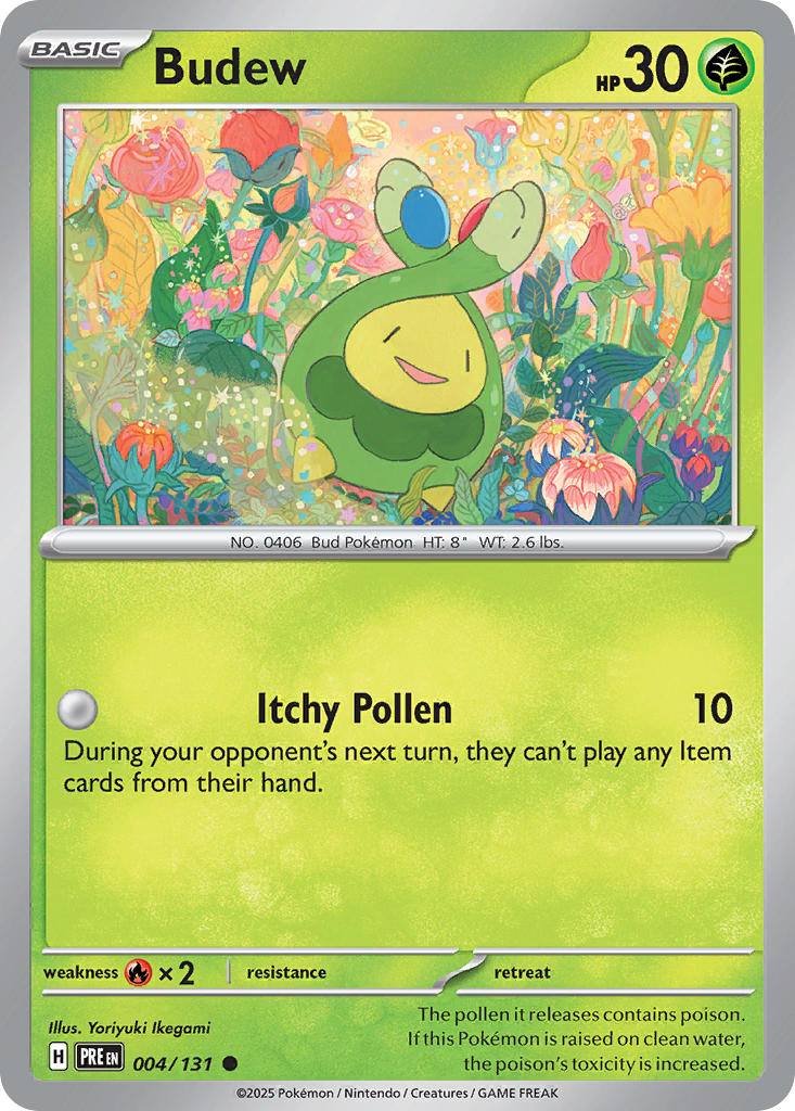 Budew 004/131 Reverse holo