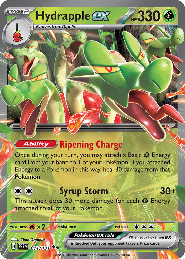 Hydrappleex 011/131 Reverse holo