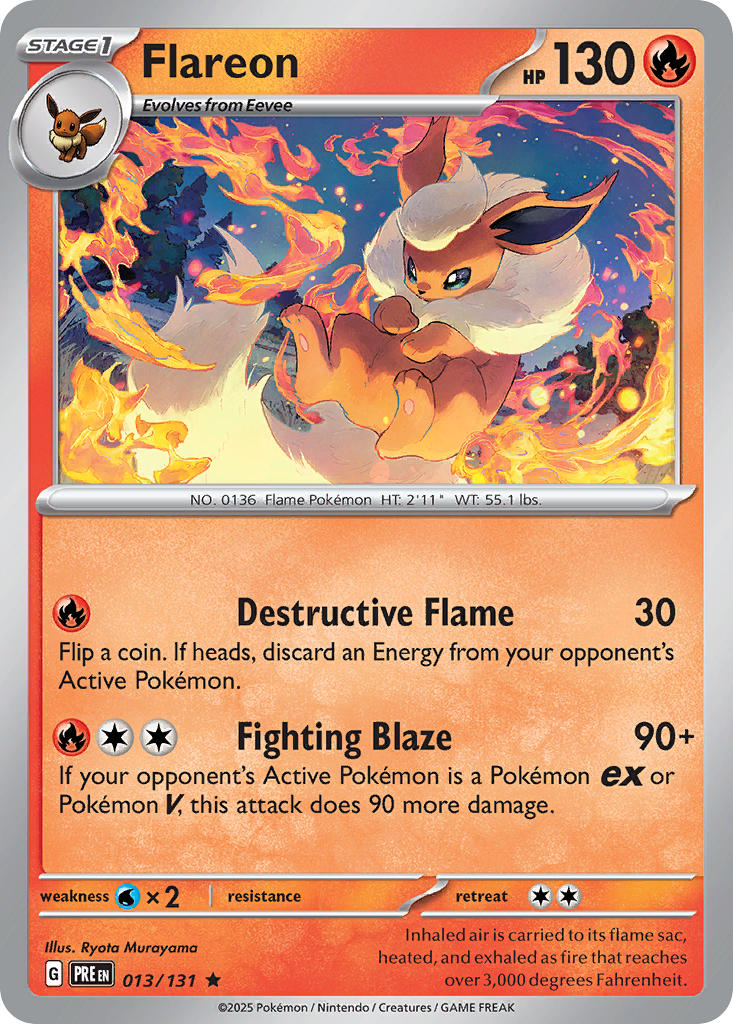 Flareon 013/131 Reverse holo