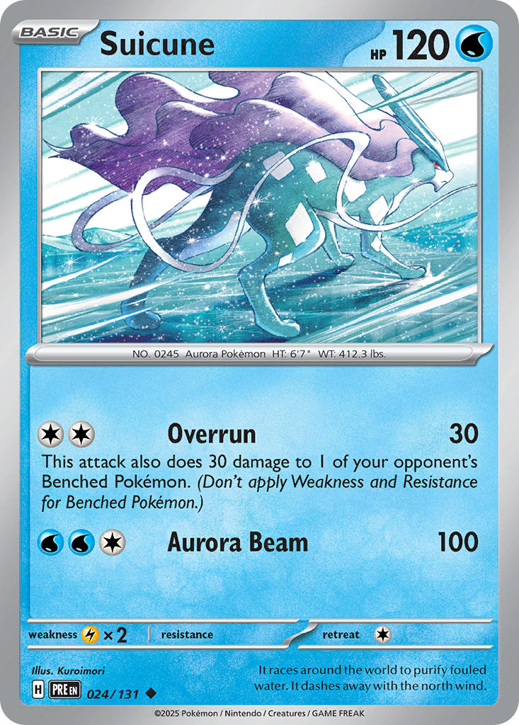 Suicune 024/131 Reverse holo