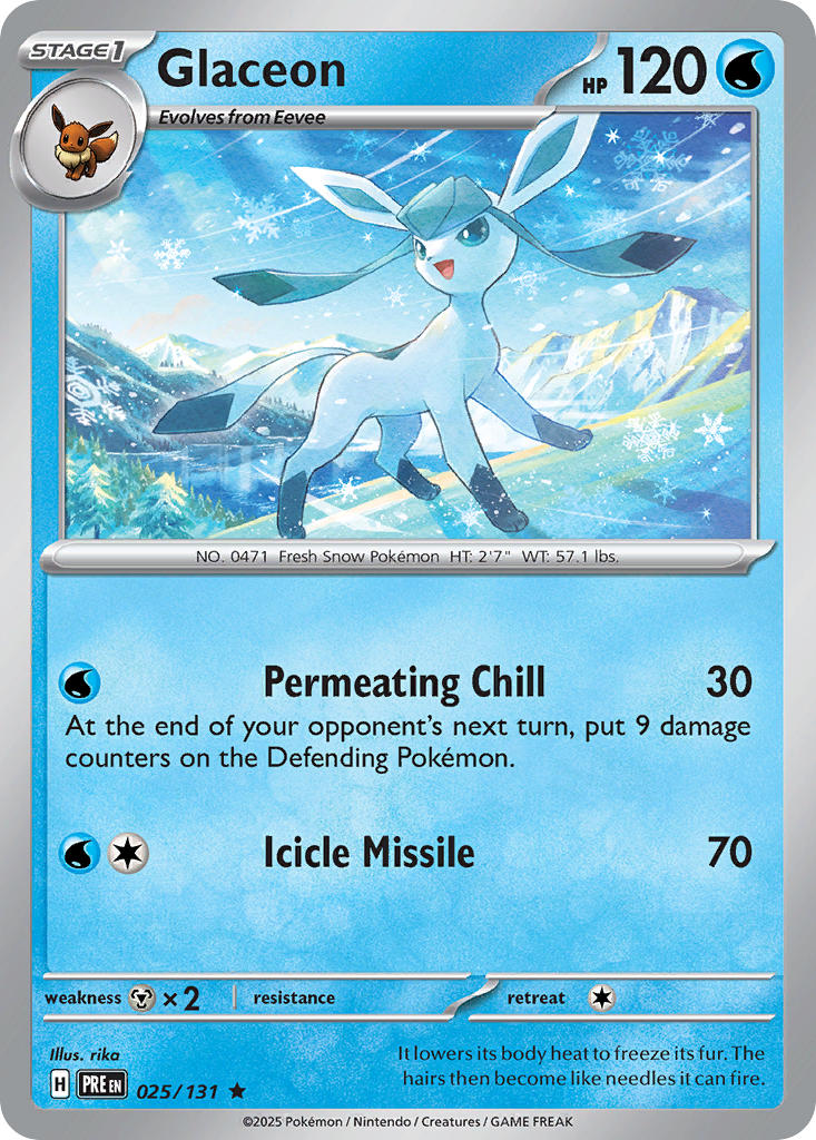 Glaceon 025/131 Reverse holo
