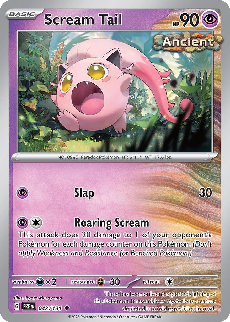 Scream Tail 042/131 Reverse holo