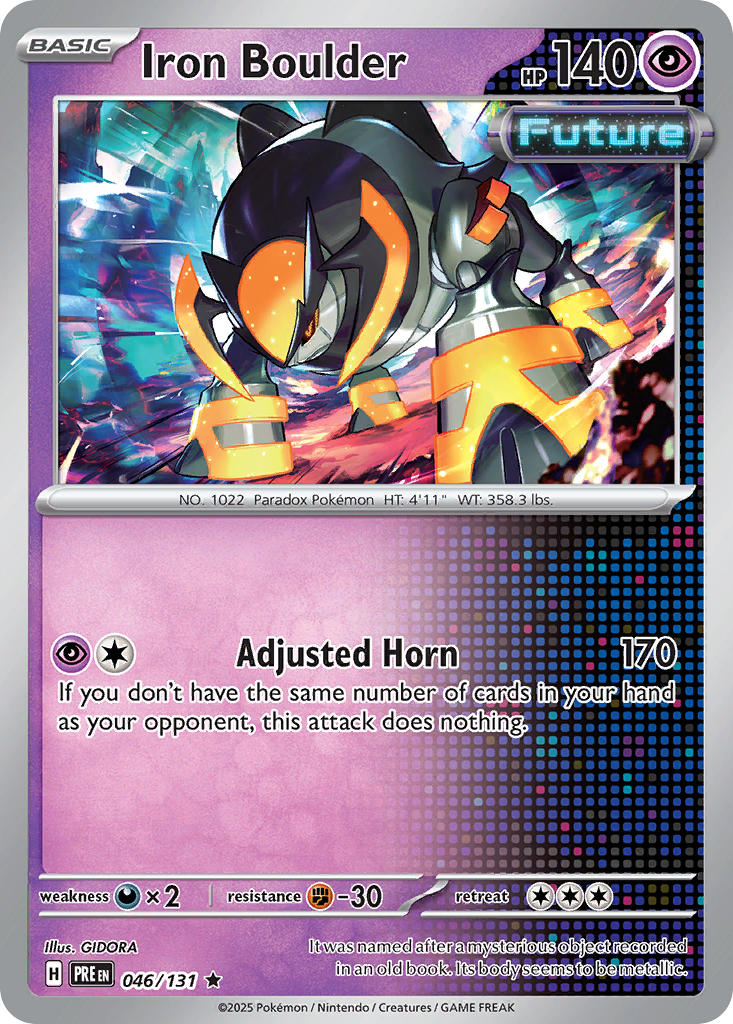 Iron Boulder 046/131 Reverse holo