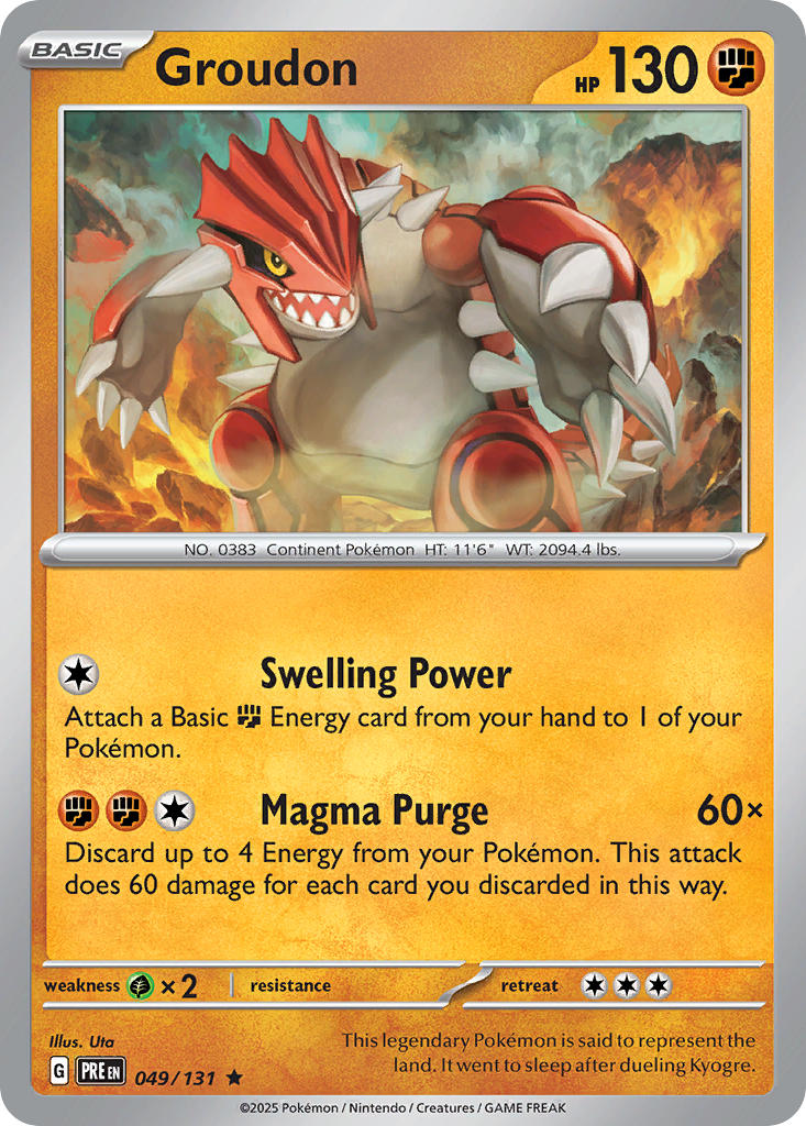 Groudon 049/131 Reverse holo