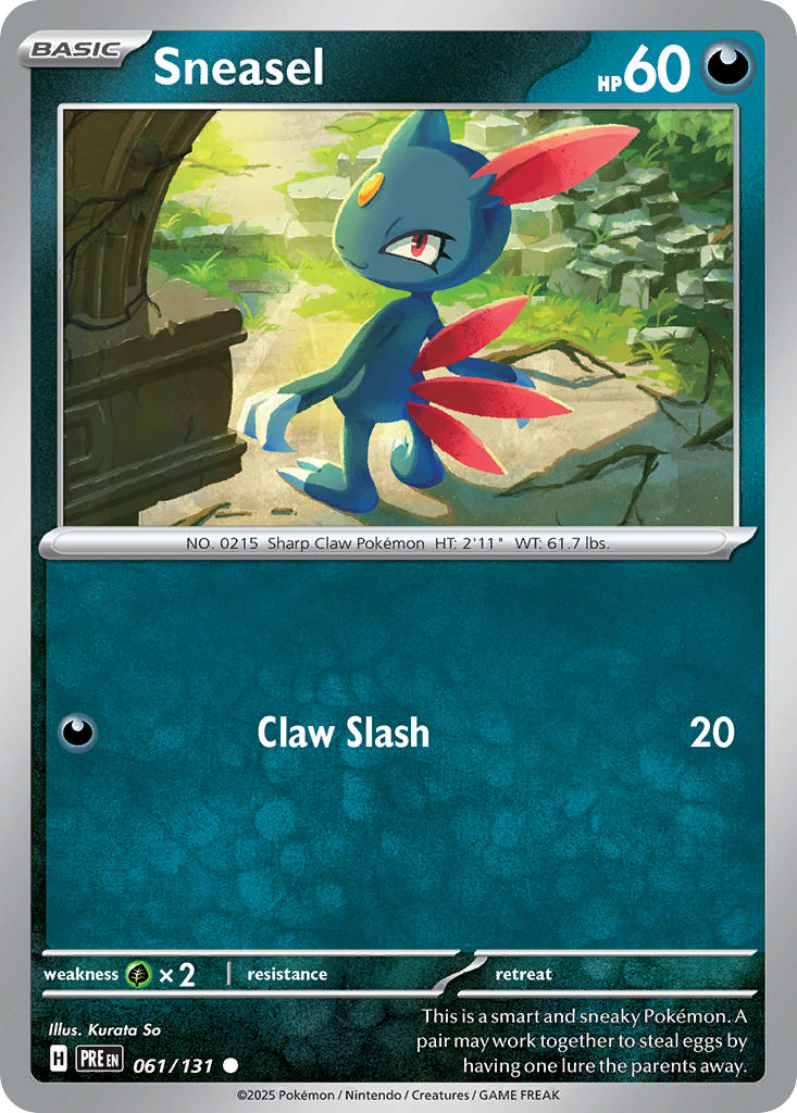 Sneasel 061/131 Reverse holo