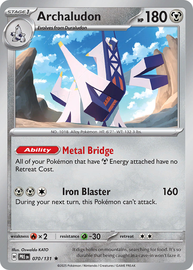 Archaludon 070/131 Reverse holo