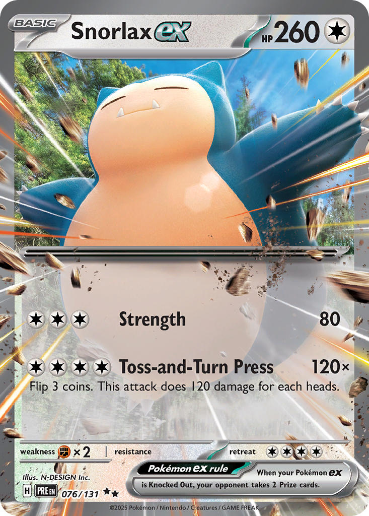 Snorlaxex 076/131 Reverse holo