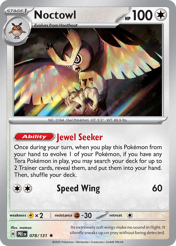 Noctowl 078/131 Reverse holo