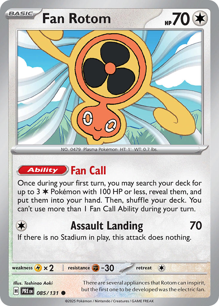 Fan Rotom 085/131 Reverse holo
