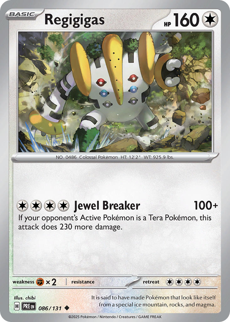 Regigigas 086/131 Reverse holo