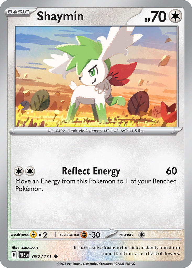 Shaymin 087/131 Reverse holo