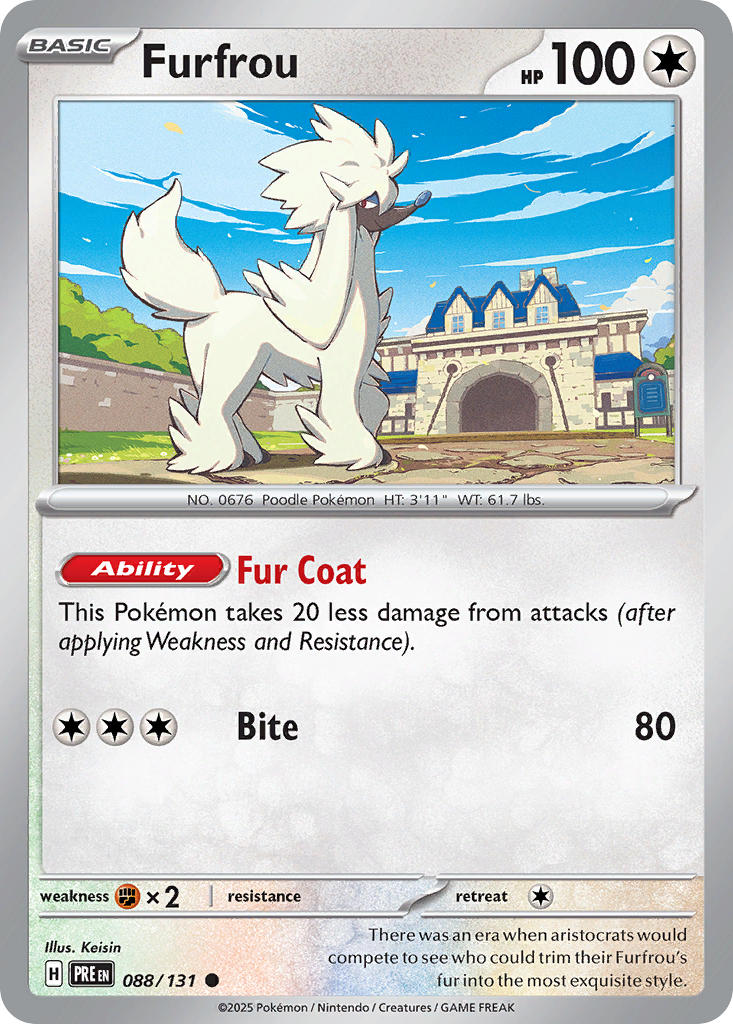 Furfrou 088/131 Reverse holo