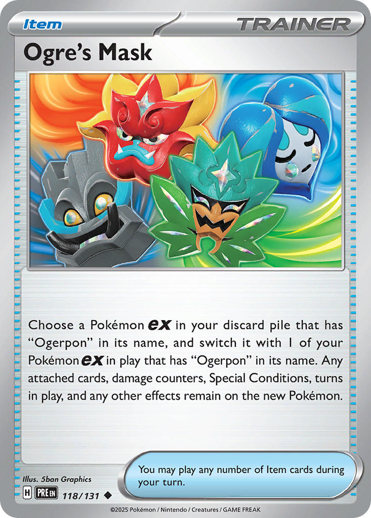 Ogre's Mask 118/131 Reverse holo