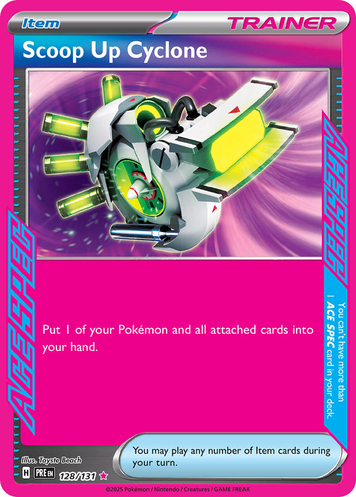 Scoop Up Cyclone 128/131 Reverse holo