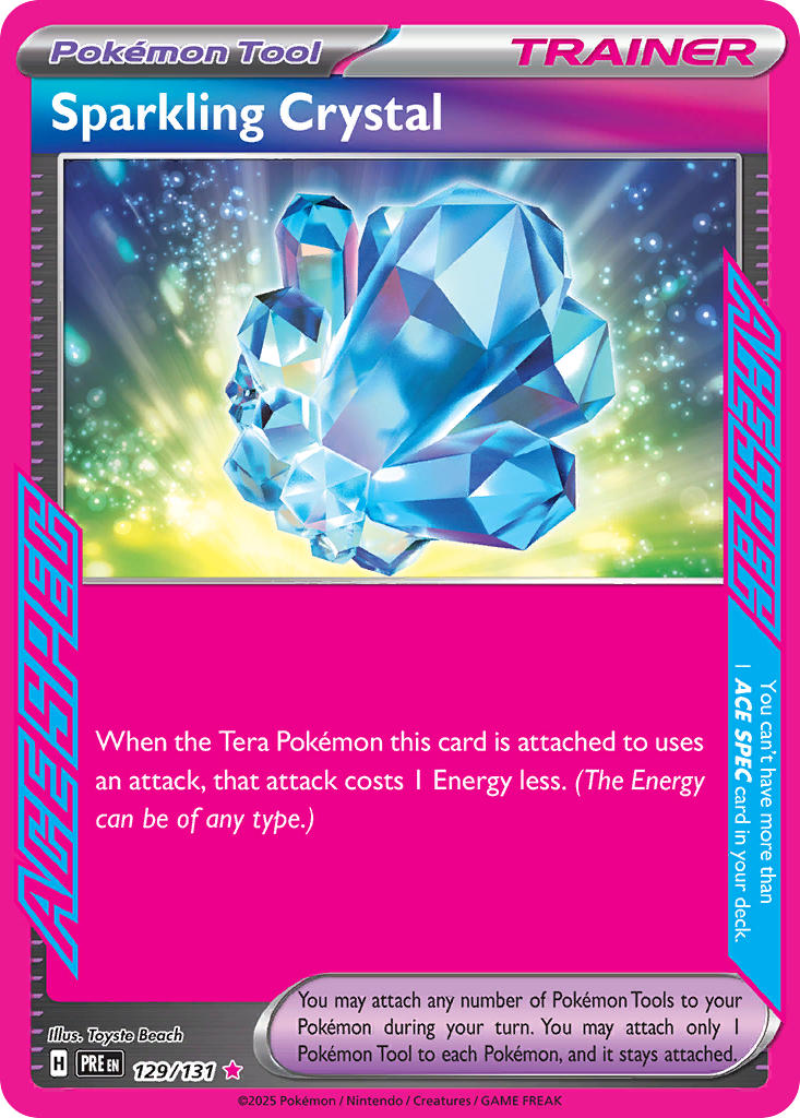 Sparkling Crystal 129/131 Reverse holo