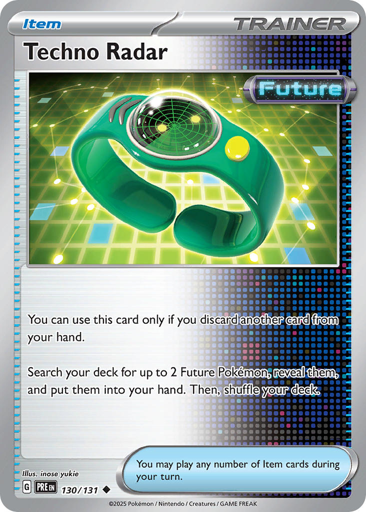 Techno Radar 130/131 Reverse holo