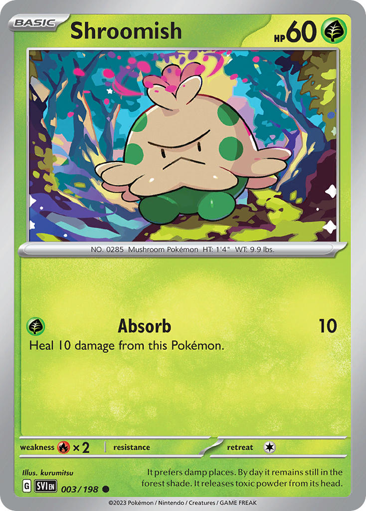 Shroomish 3/198 Reverse holo