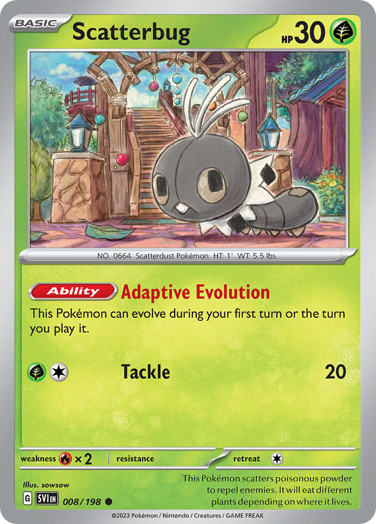 Scatterbug 8/198 Reverse holo