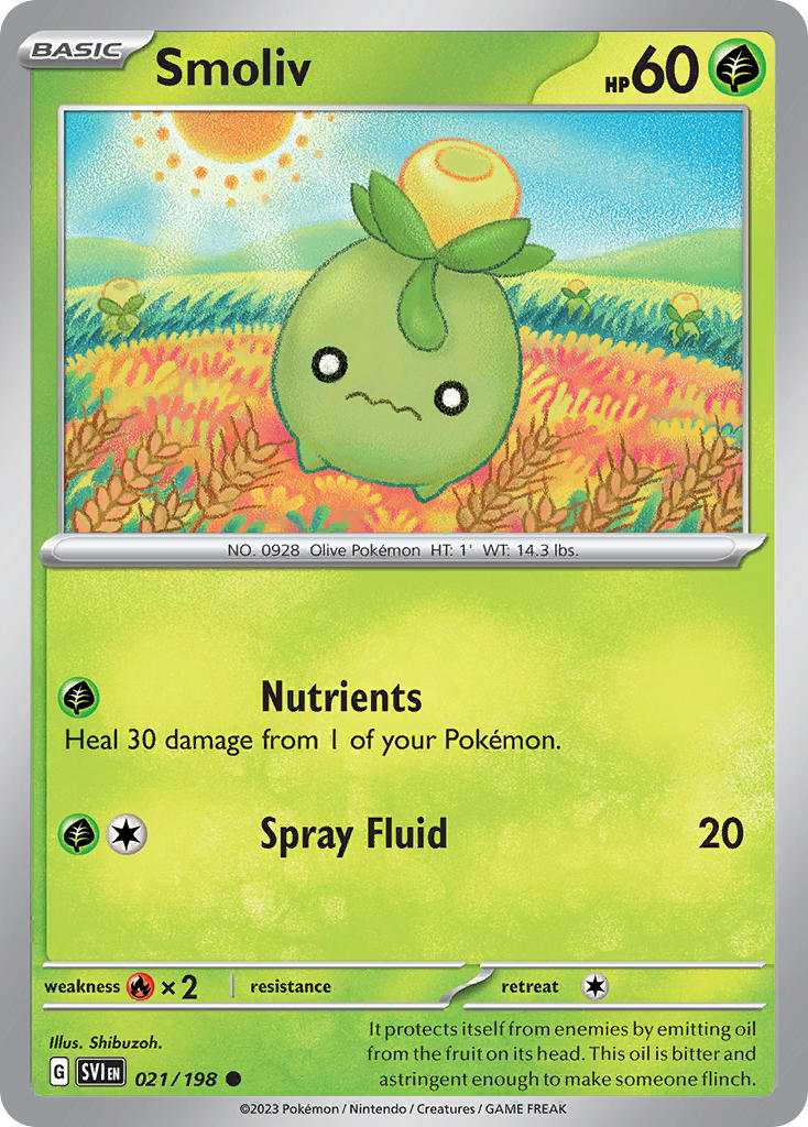 Smoliv 21/198 Reverse holo