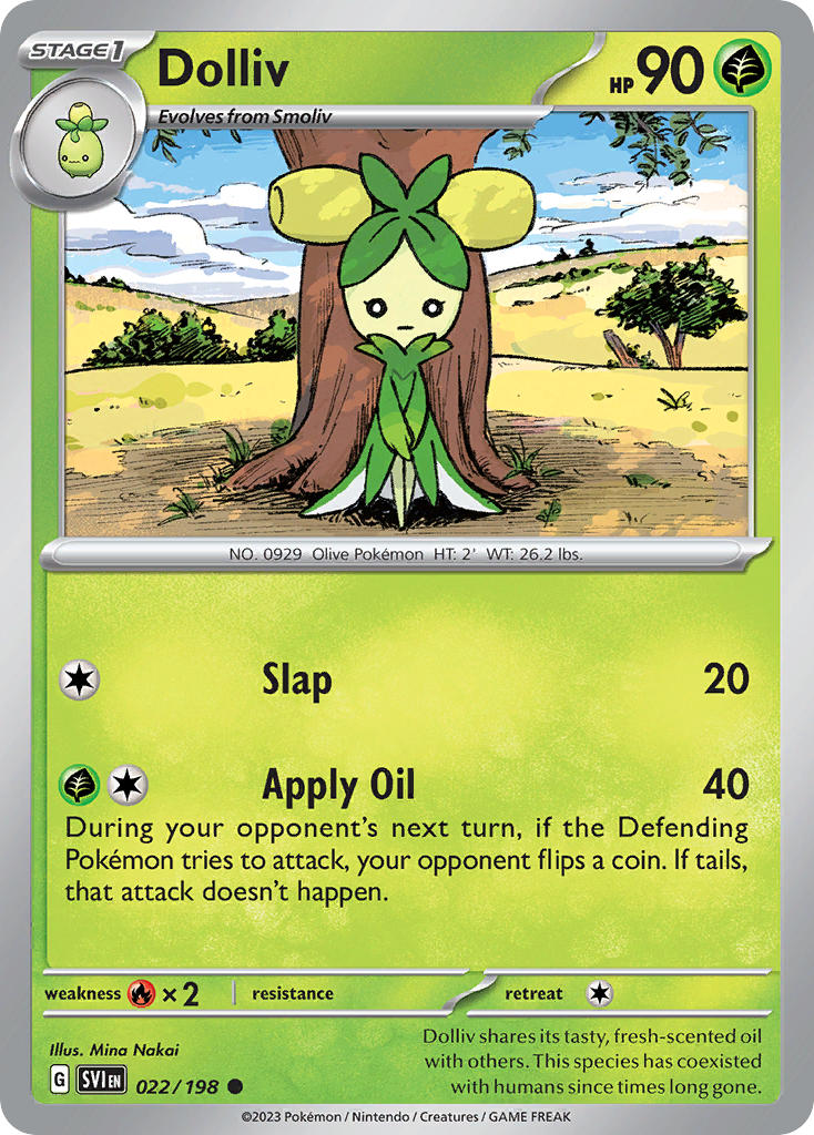 Dolliv 22/198 Reverse holo