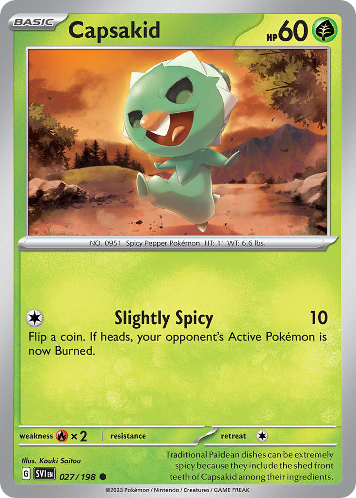 Capsakid 27/198 Reverse holo