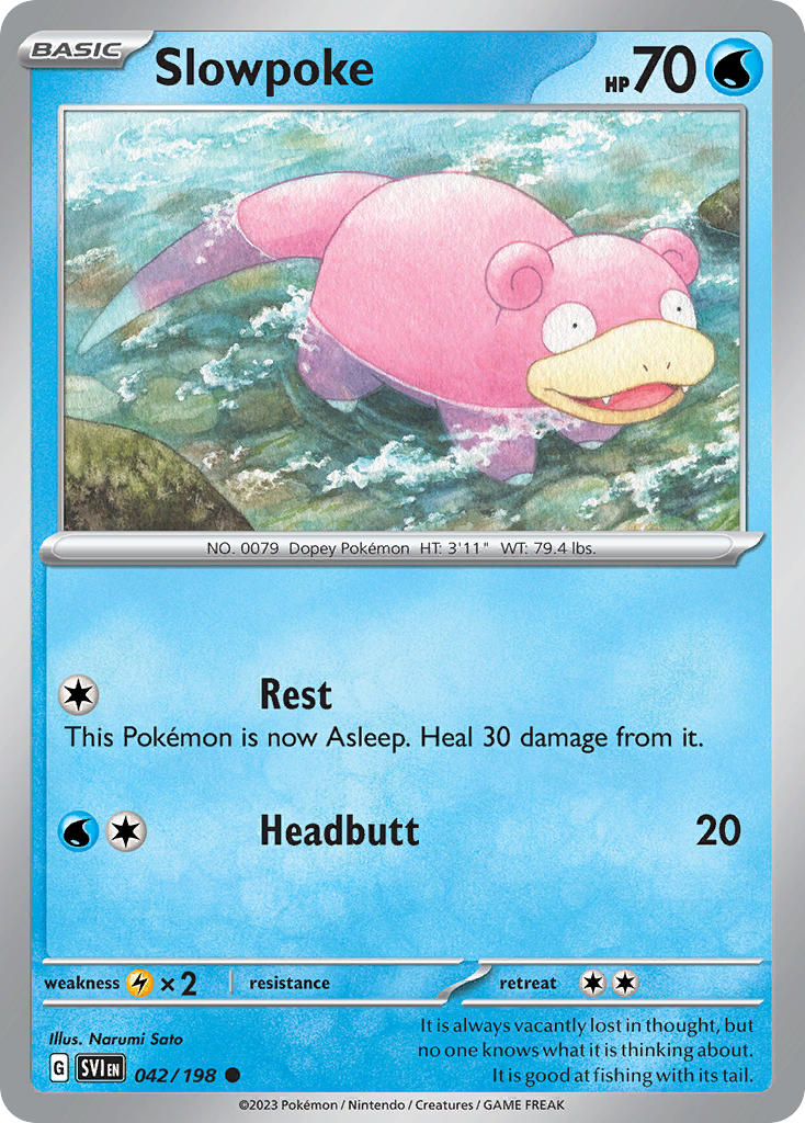 Slowpoke 42/198 Reverse holo