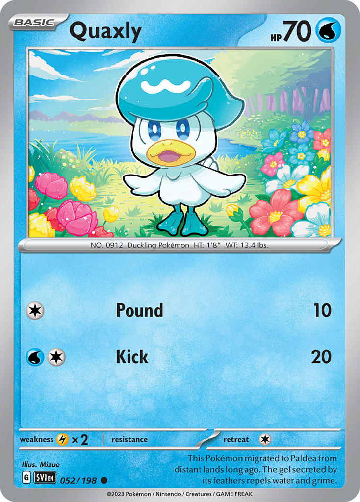 Quaxly 52/198 Reverse holo