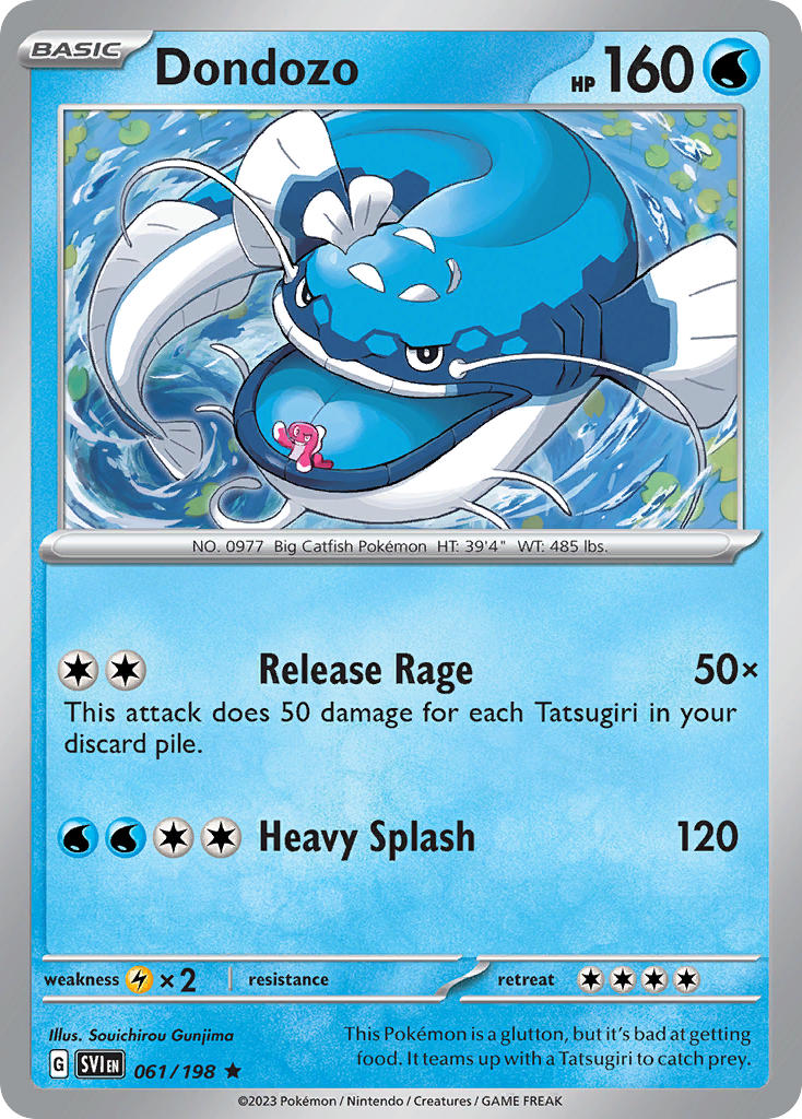 Dondozo 61/198 Reverse holo