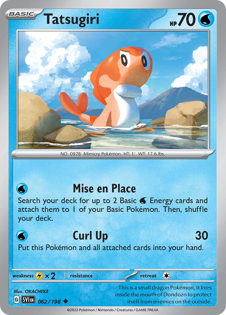 Tatsugiri 62/198 Reverse holo
