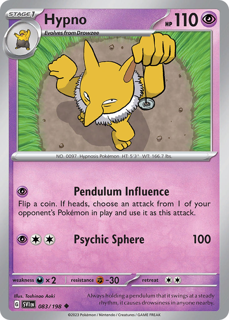 Hypno 83/198 Reverse holo