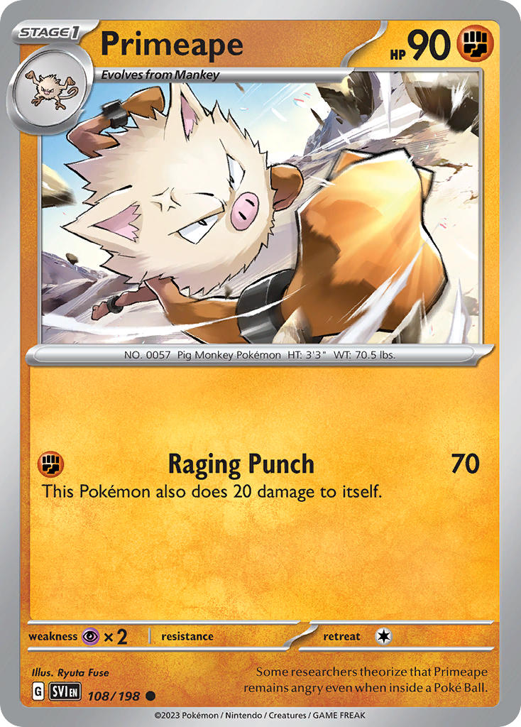 Primeape 108/198