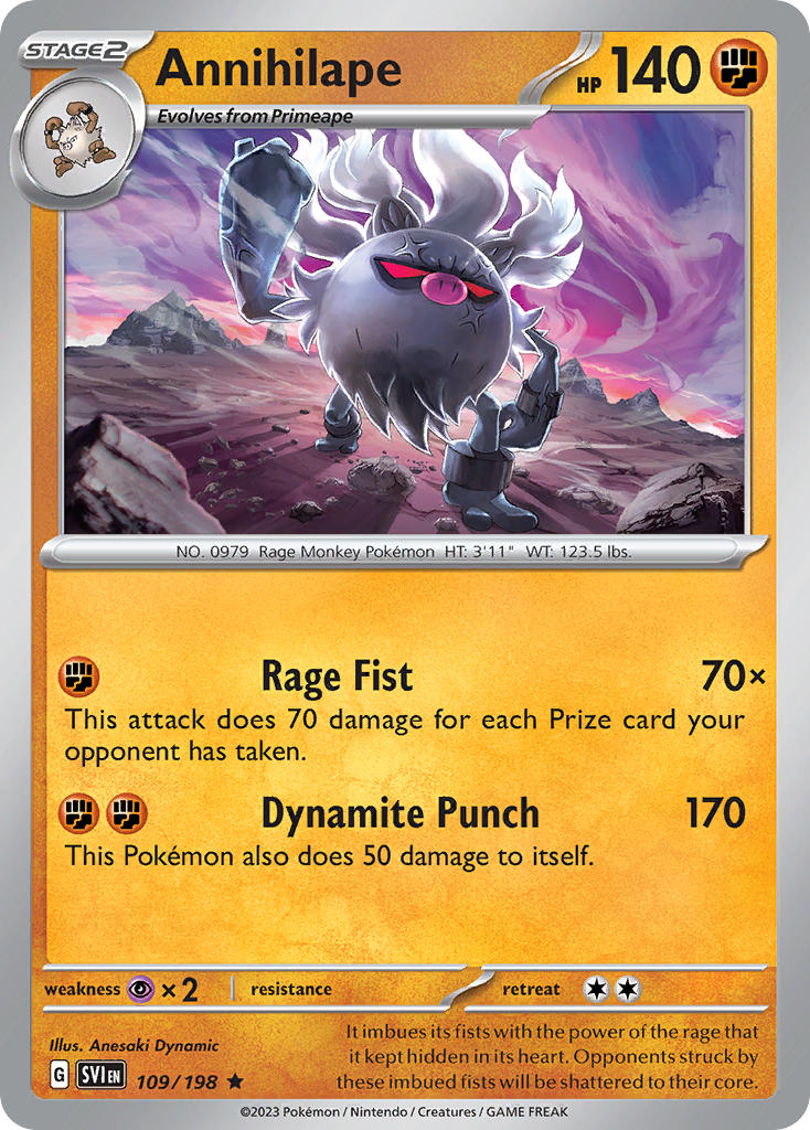 Annihilape 109/198 Reverse holo