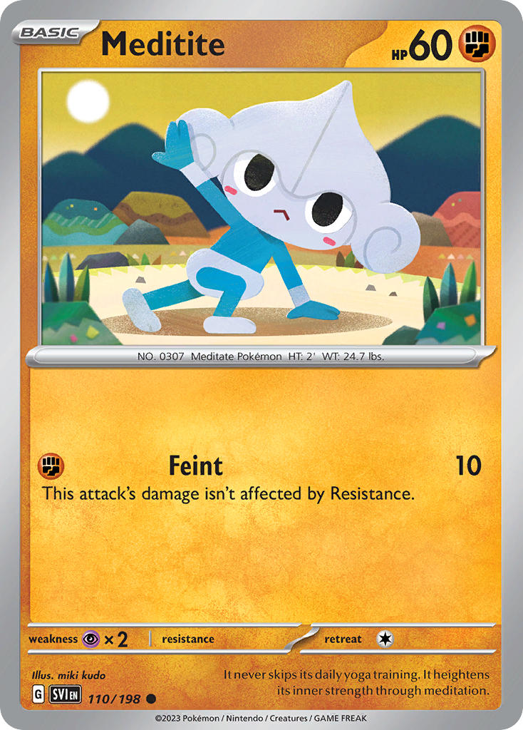 Meditite 110/198 Reverse holo