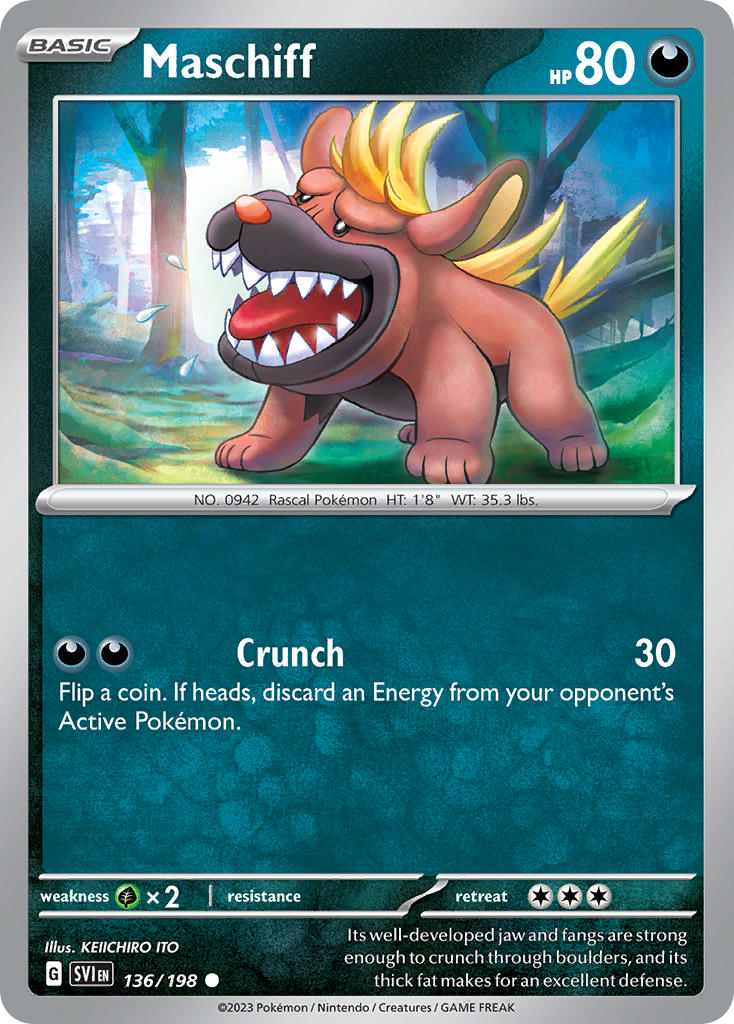 Maschiff 136/198 Reverse holo