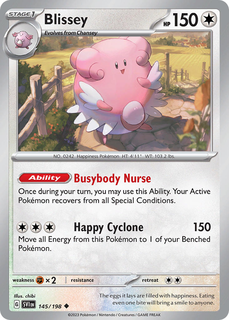 Blissey 145/198 Reverse holo
