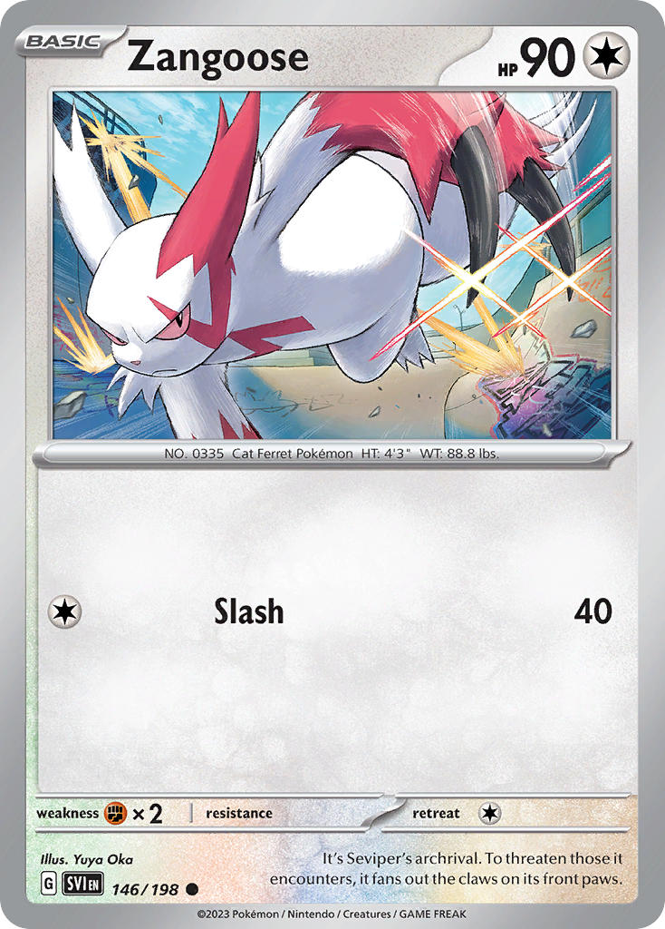 Zangoose 146/198 Reverse holo
