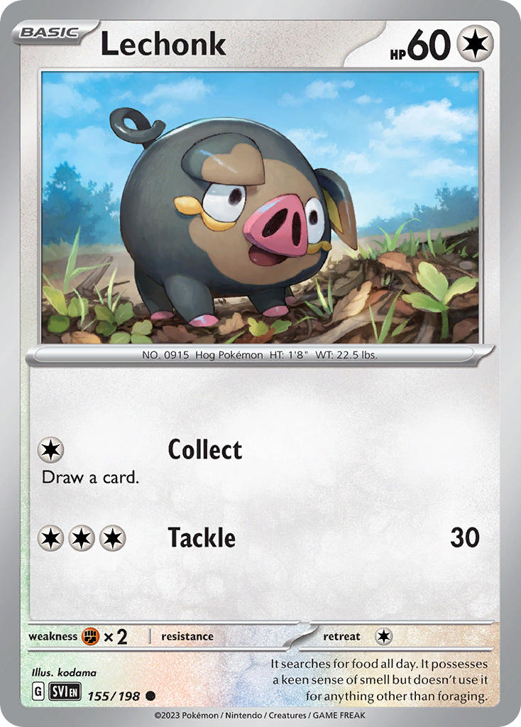 Lechonk 155/198 Reverse holo