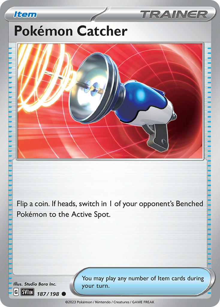 Pokémon Catcher 187/198 Reverse holo