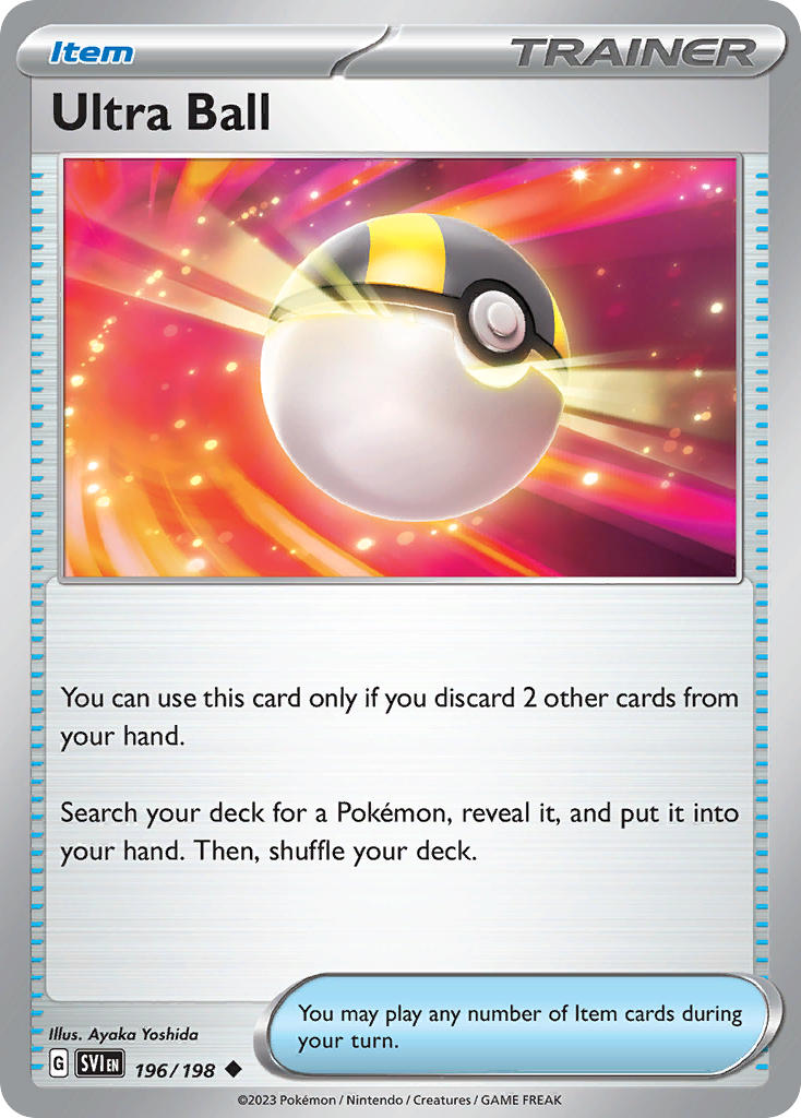 Ultra Ball 196/198 Reverse holo