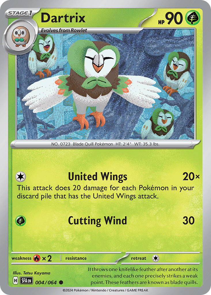 Dartrix 004/064 Reverse holo