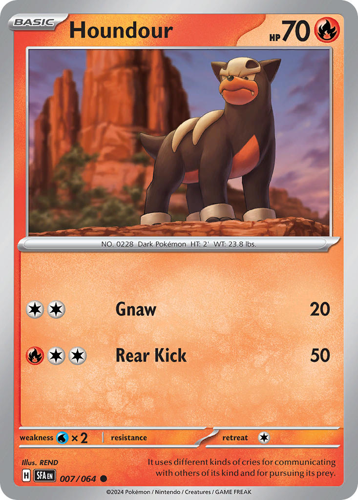 Houndour 007/064 Reverse holo
