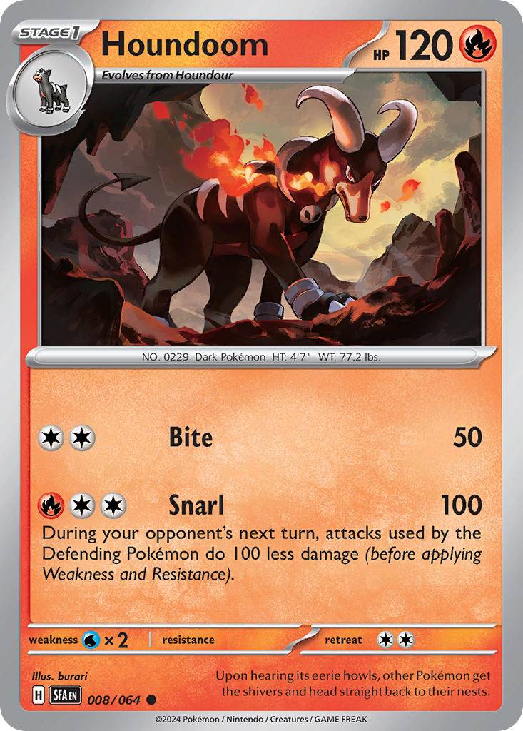 Houndoom 008/064 Reverse holo