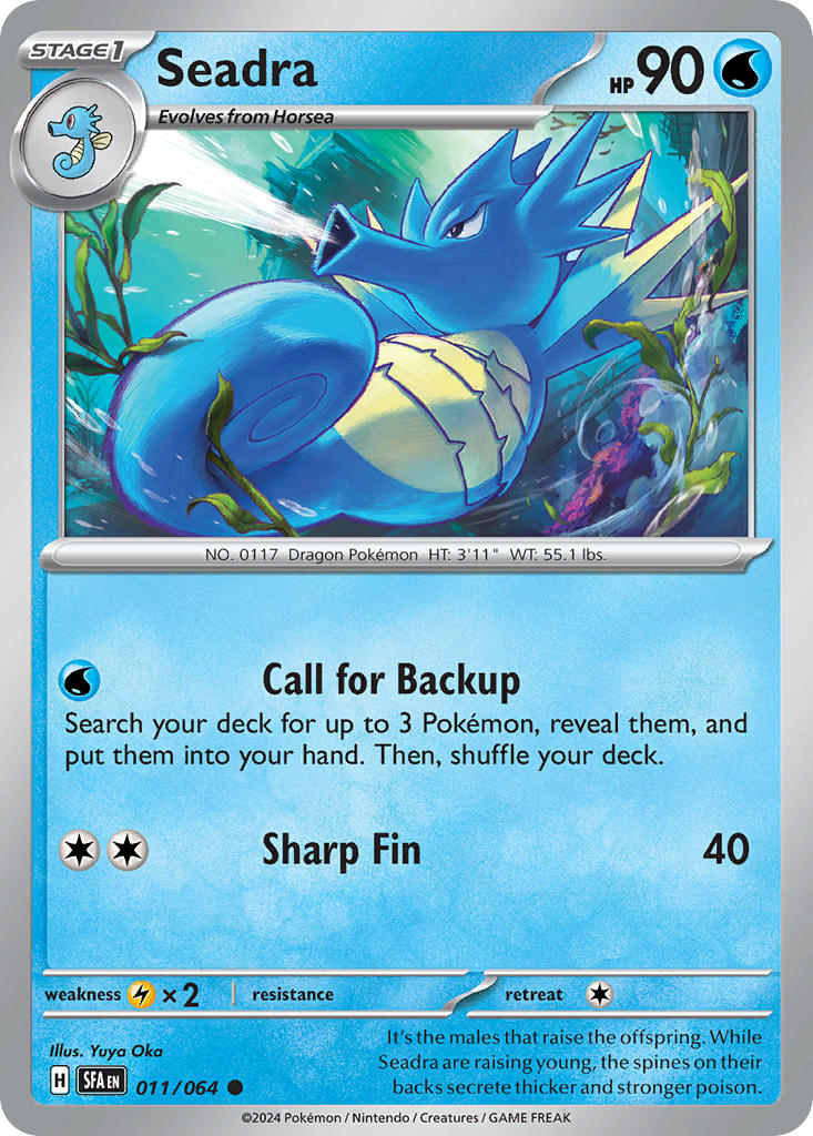 Seadra 011/064 Reverse holo