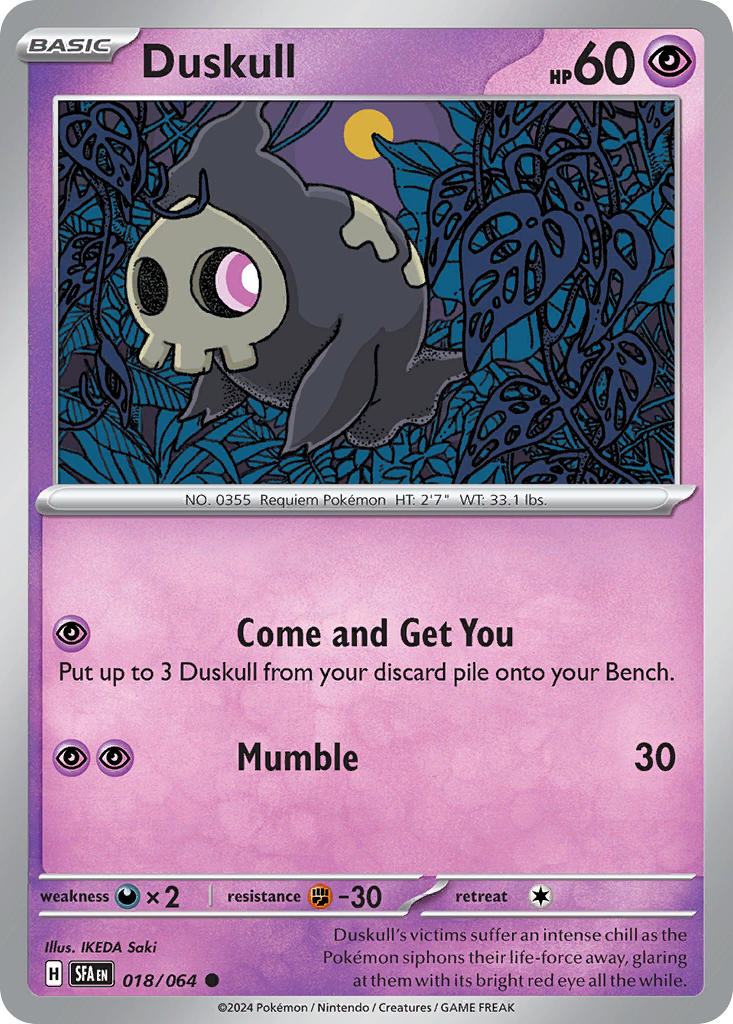 Duskull 018/064 Reverse holo