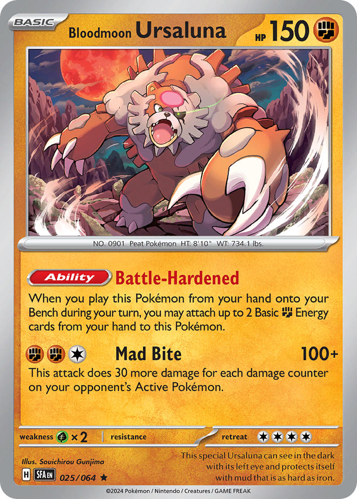 Bloodmoon Ursaluna 025/064 Reverse holo
