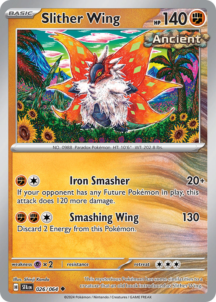 Slither Wing 026/064 Reverse holo