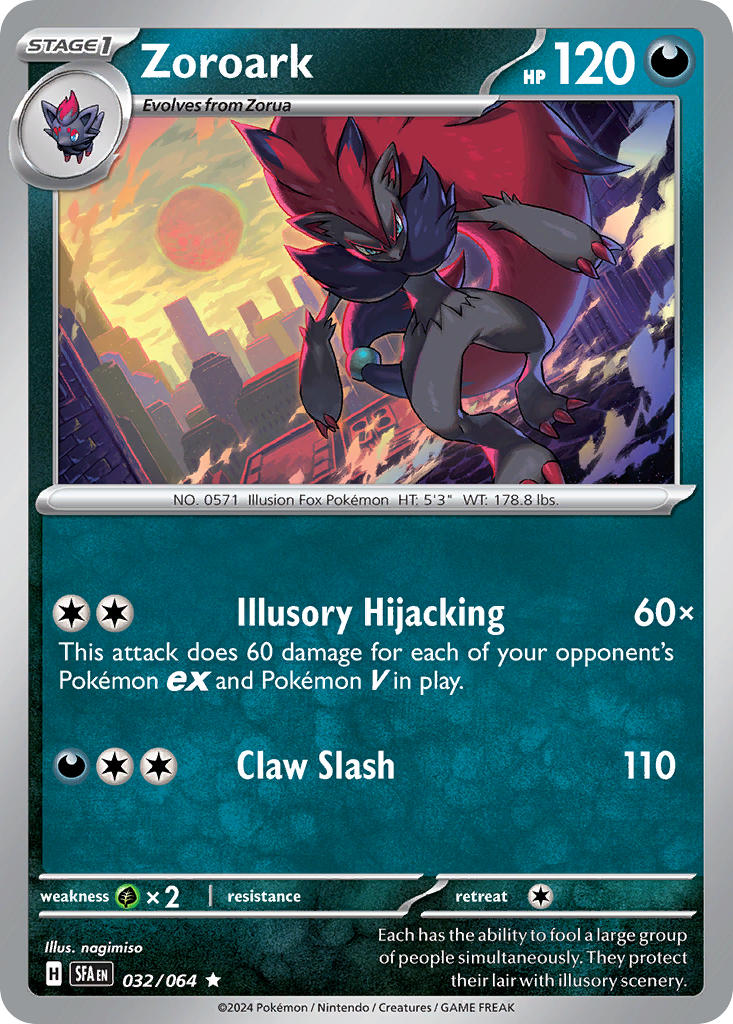 Zoroark 032/064 Reverse holo