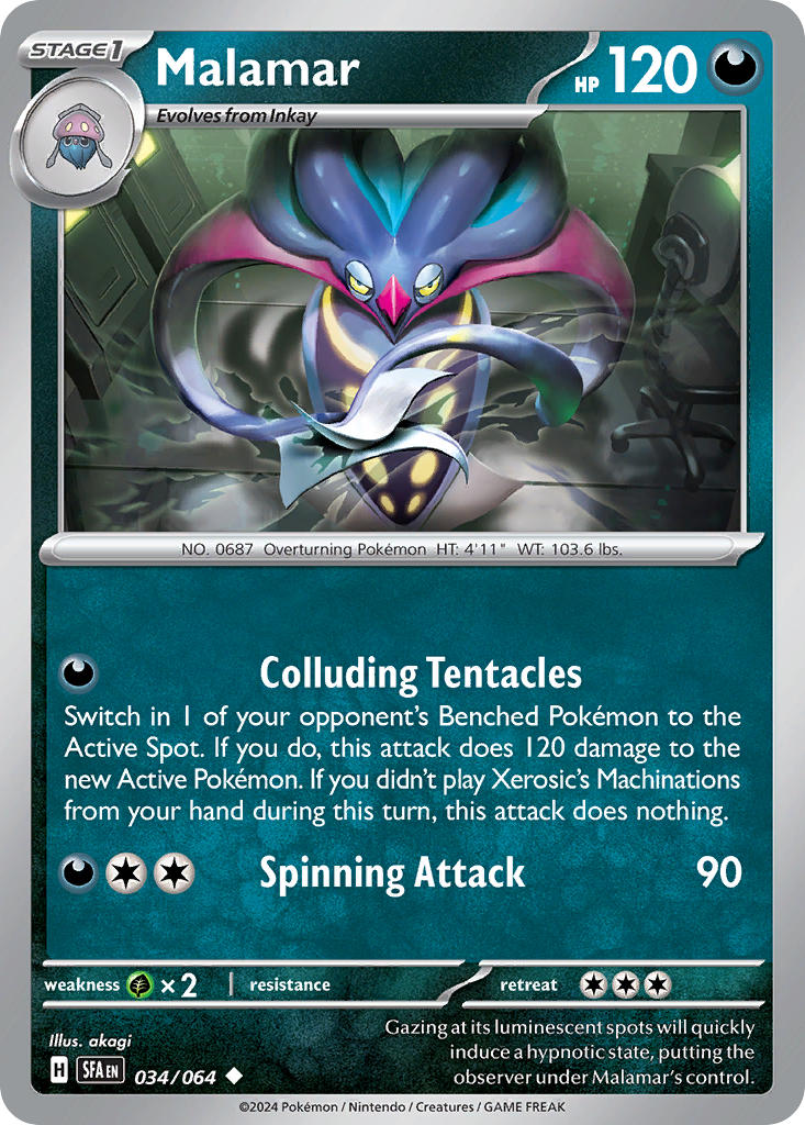 Malamar 034/064 Reverse holo
